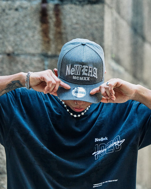 9FORTY A-Frame New Era ODE To NY Gray Snapback
