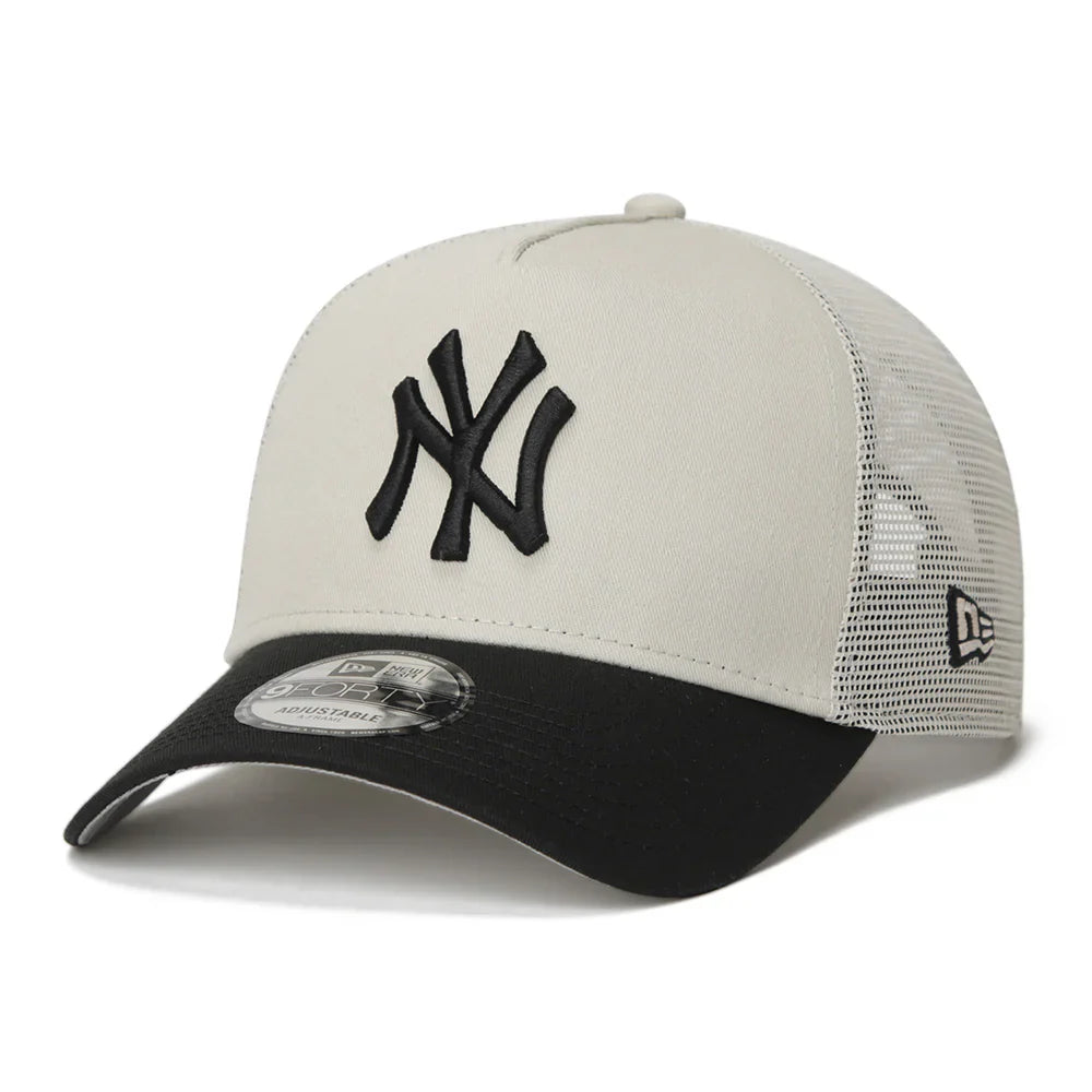 New Era New York Yankees MLB Essential Stone 9FORTY A-Frame Trucker Ca